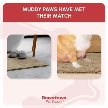 My Doggy Place Microfiber Dog Mat - Absorbent & Quick-Dry