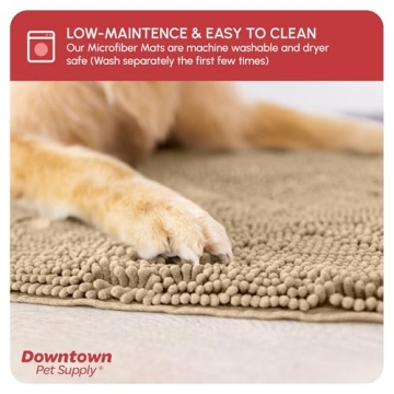 My Doggy Place Microfiber Dog Mat - Absorbent & Quick-Dry