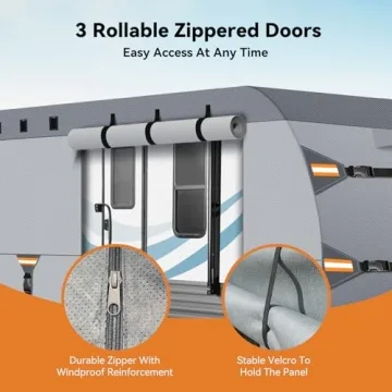 Top-Rated RV Cover for 35-38 FT Heavy Duty Protection