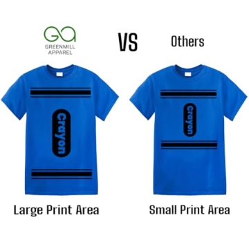 Crayon T-shirt Halloween Costume for Adults - Funny Group Shirt