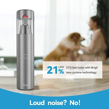 Brigii Mini Vacuum: Lightweight Cordless 3-in-1 Handheld