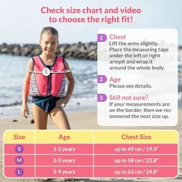 Limmys Premium Toddler Swim Vest for Safe Swimming Fun