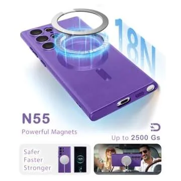 Amzfield Magnetic Phone Case for Samsung Galaxy S22 Ultra