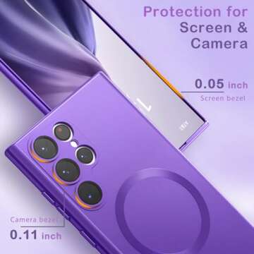 Amzfield Magnetic Phone Case for Samsung Galaxy S22 Ultra