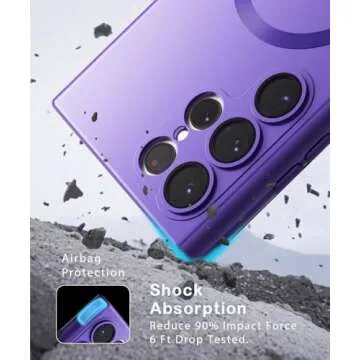 Amzfield Magnetic Phone Case for Samsung Galaxy S22 Ultra