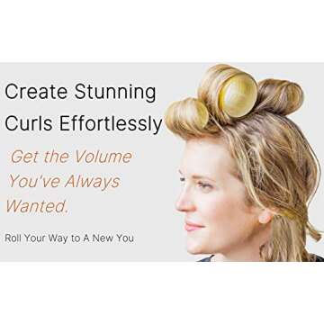 Jumbo Size Hair Roller Set - Heat-Free Curling Solution