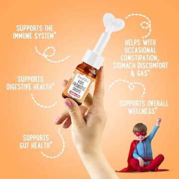 Mama Natural Kids Probiotic Drops | 30 Servings of Digestive Health Support