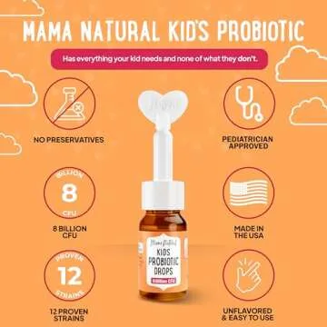 Pediatrician-Approved Kids Probiotic Drops for Digestive Health