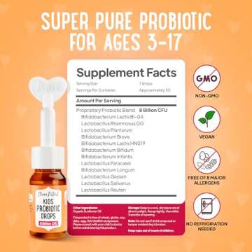 Pediatrician-Approved Kids Probiotic Drops for Digestive Health