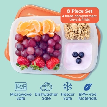 Durable Bentgo Easyboxes for Kids Lunches - BPA Free