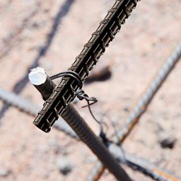 NHZ Heavy Duty 15” Ground Rebar Stakes for Outdoor Stability