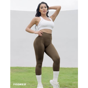YEOREO Women's High Waisted Butt Lifting Leggings