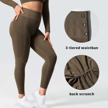 YEOREO Women's High Waisted Butt Lifting Leggings
