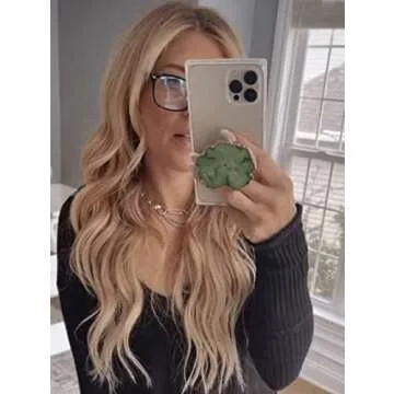 Grips by CRYSTALFY Green Druzy Quartz Raw with Openings Crystal Phone Grip Holder & Expanding Kickstand - Natural Gemstone Swappable Top Accessory for iPhone, iPad, Kindle & Mobile Devices