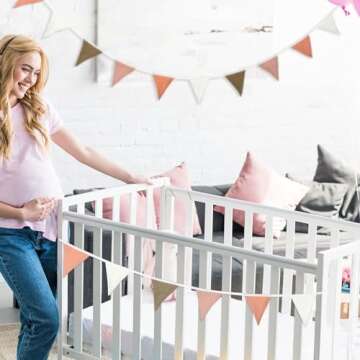 Oudain 15.5 ft Pennant Flags for Decor and Celebrations