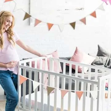 Oudain 15.5 ft Pennant Flags for Decor and Celebrations