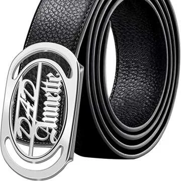 Premium Personalized Men's Leather Belt - Custom Fit & Style