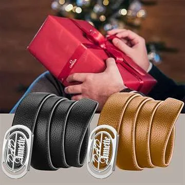 Custom Men's Leather Belt - Personalization Available