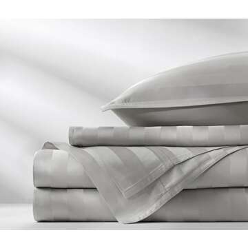 Organic Bamboo King Sheets - Luxurious & Soft Bed Set