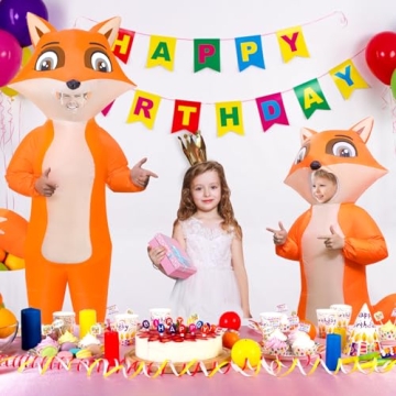 Anroog Inflatable Fox Costume for Adults Fun Cosplay Costume