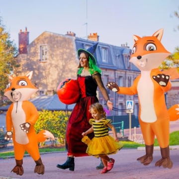 Anroog Inflatable Fox Costume for Adults Fun Cosplay Costume