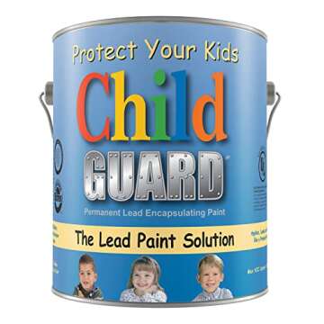 Fiberlock ChildGuard Retail Lead Encapsulant, 1 Gallon, White, Safe Alternative for Lead Paint Remov...