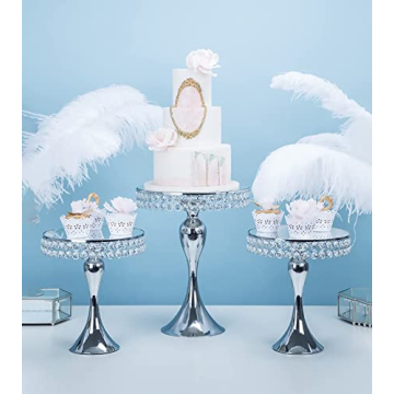 Elegant 11 PCS Silver Cake Stand Set for Every Occasion