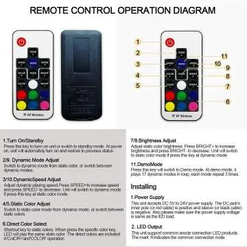 Vinyl Guitar Wall Clock with LED Illusion - 12 Inch