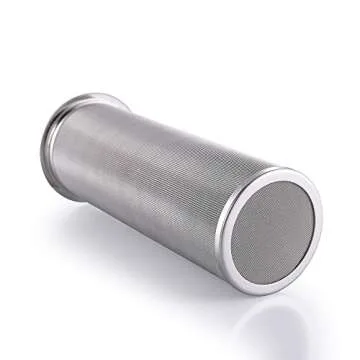 MODERNJOE'S Premium Infuser Cold Brew Coffee Maker for 2 Quart Wide Mouth Mason Jars. Cold Brew Coffee Filter. Iced Coffee and Tea. Heavy Duty Gauge 100 Micron Mesh 304 Stainless Steel