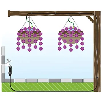 Orbit Hanging Basket Drip Irrigation Kit with Timer and Misters