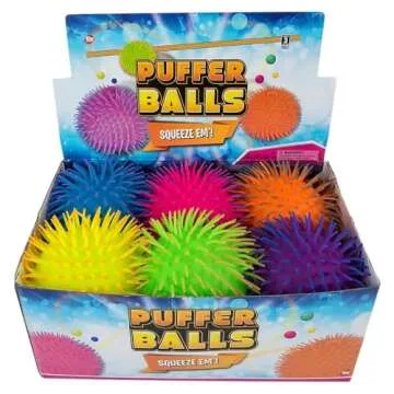 Rhode Island Novelty 9-Inch Two-Tone Puffer Ball for All Ages