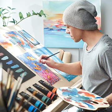 ARTEZA Canvas Boards for All Painting Styles, 28 Panels