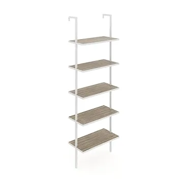 Nathan James Theo 5-Shelf Modern Bookcase for Stylish Storage