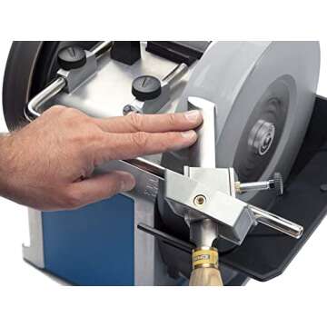 Straight or Curved Edge Sharpener Tormek SVS-50. The Multi-Jig For Sharpening Skew Chisels, Gouges, Beading Tools, and More. Sharpens Curved or Straight Blade Edges.