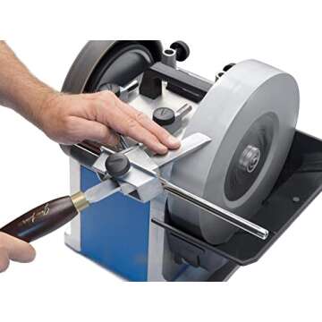 Straight or Curved Edge Sharpener Tormek SVS-50. The Multi-Jig For Sharpening Skew Chisels, Gouges, Beading Tools, and More. Sharpens Curved or Straight Blade Edges.