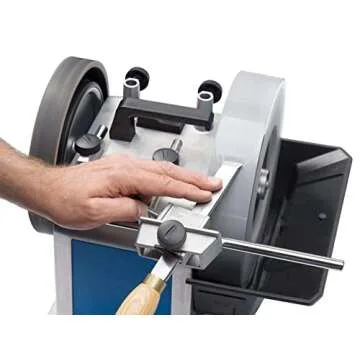 Straight or Curved Edge Sharpener Tormek SVS-50. The Multi-Jig For Sharpening Skew Chisels, Gouges, Beading Tools, and More. Sharpens Curved or Straight Blade Edges.