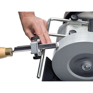 Straight or Curved Edge Sharpener Tormek SVS-50. The Multi-Jig For Sharpening Skew Chisels, Gouges, Beading Tools, and More. Sharpens Curved or Straight Blade Edges.