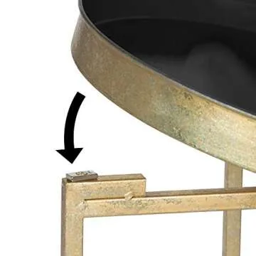 Kate and Laurel Celia Foldable Tray Accent Table