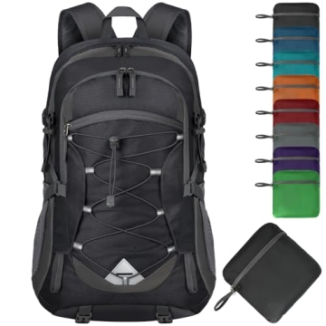 Lightweight 40L Hiking Backpack - Waterproof & Foldable