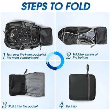Lightweight 40L Hiking Backpack - Waterproof & Foldable