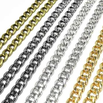 Model Worker DIY Iron Flat Chain Strap for Handbags