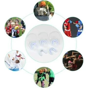 Kids Mouth Guard for Sports | 5 Pack by MENOLY