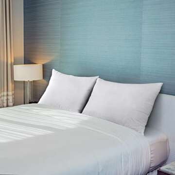 Utopia Bedding Waterproof Pillow Protectors with Zipper Queen Size (2 Pack), Terry Pillow Covers, Bed Bug and Dust Mite Proof