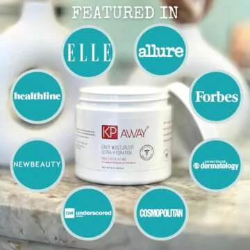 KPAWAY Keratosis Pilaris Treatment Lipid Repair Emollient, Baby Friendly, Strawberry Legs Treatment, Keratosis Pilaris Lotion 16oz