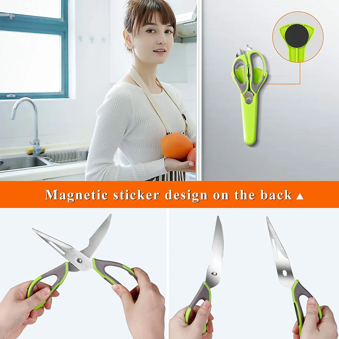 Yangmei Stainless Steel Multipurpose Scissors