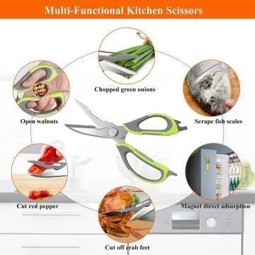 Yangmei Stainless Steel Multipurpose Scissors