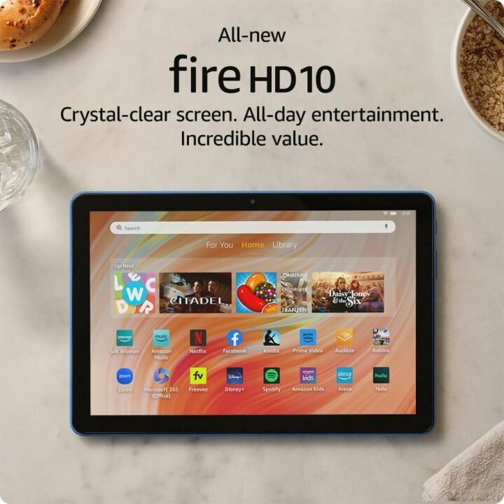Amazon Fire HD 10 Tablet - 10.1" Full HD, No Lock Screen Ads