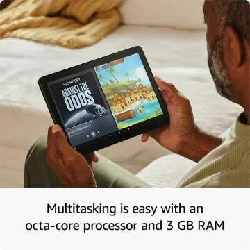 Amazon Fire HD 10 Tablet - 10.1" Full HD, No Lock Screen Ads