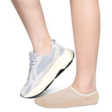 Henwarry Women's Thick Cushion Ankle Socks - Comfortable & Stylish