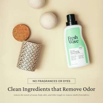 Fresh Wave Laundry Booster - Natural Odor Eliminator for Fabrics